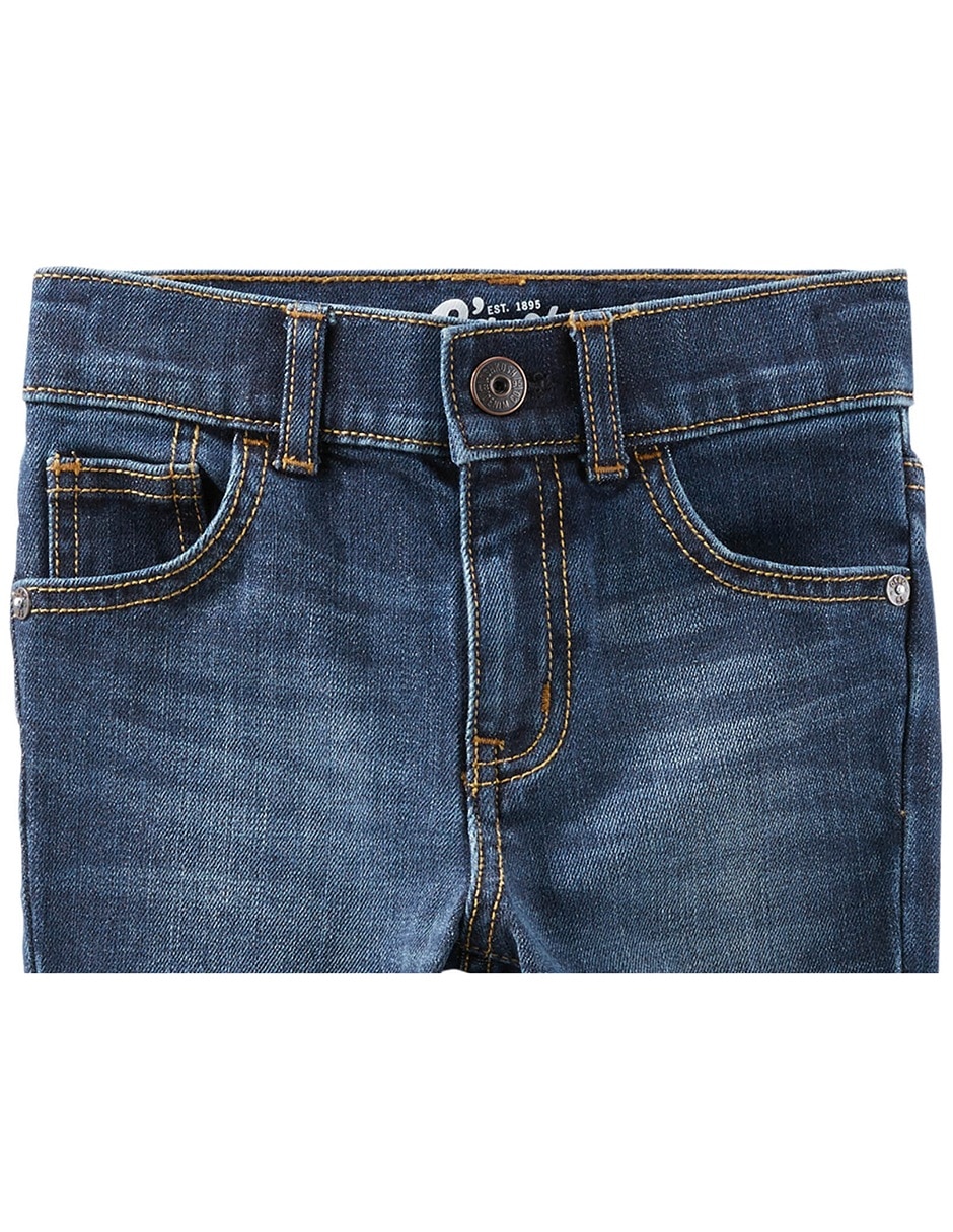 Jeans skinny deslavado para niño 4
