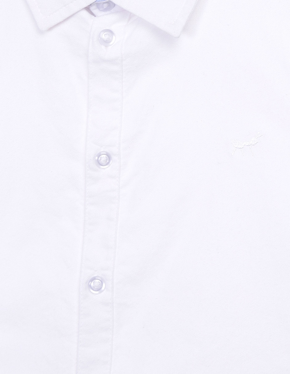 Camisa casual de algodón manga larga para niño 3