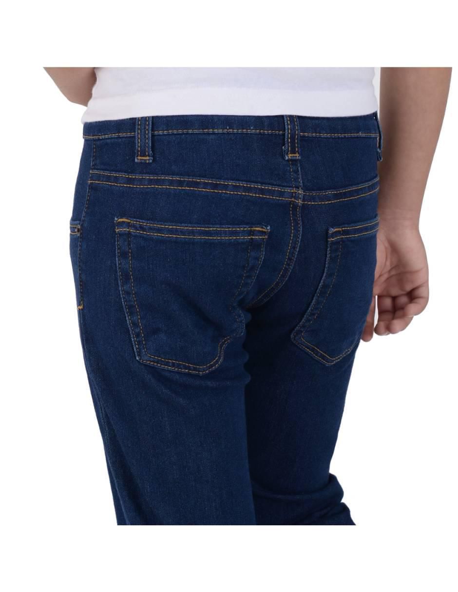 Jeans slim lavado obscuro para niño 4