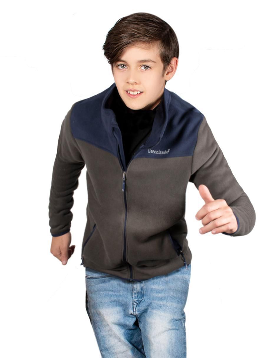 Suéter con bolsillos greenlander estampado logo sin licencia para niño