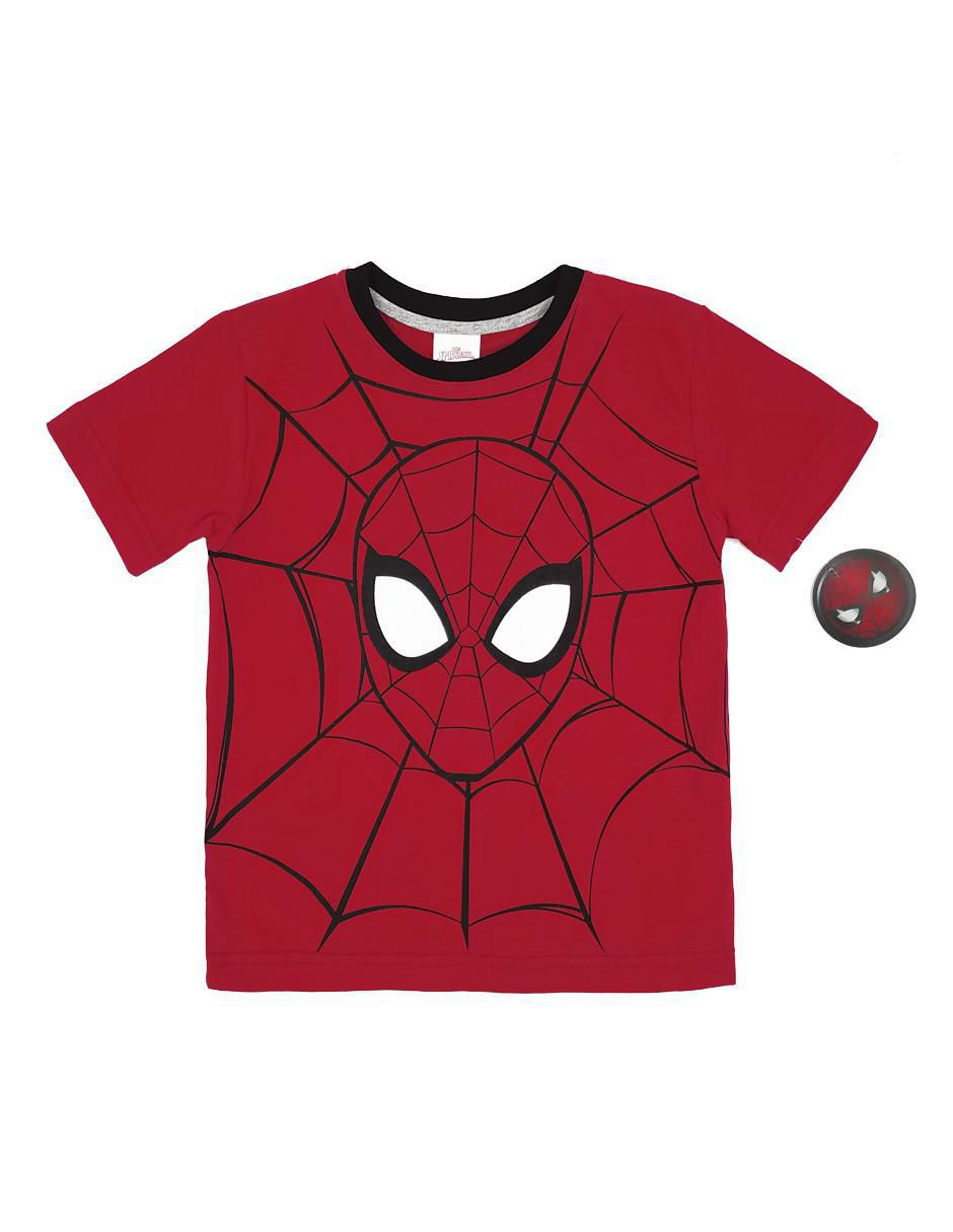 CAMISETA DE SPIDERMAN MANGA CORTA ROJO PARA NIÑO – Ecuador, image size:940x1215