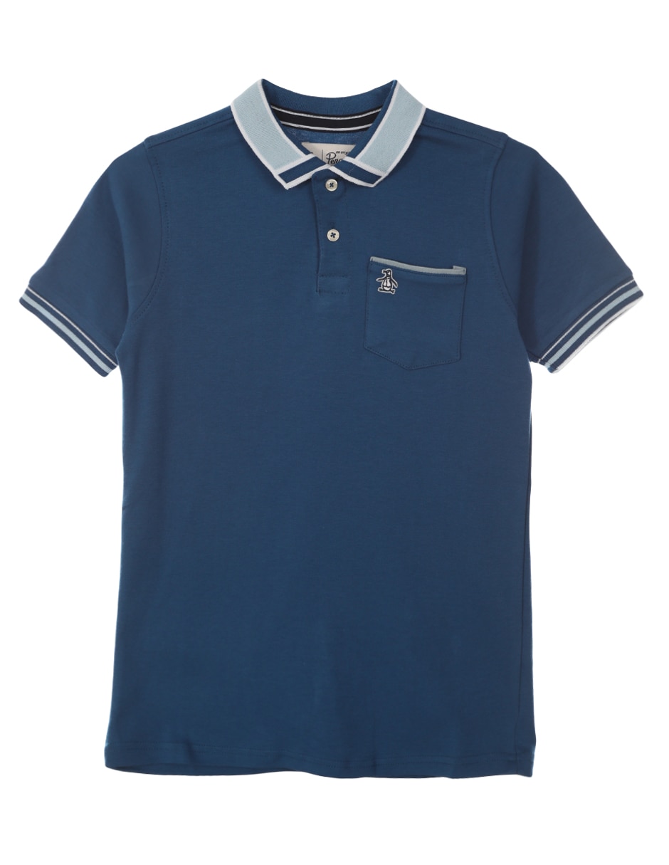 Playera tipo polo online penguin