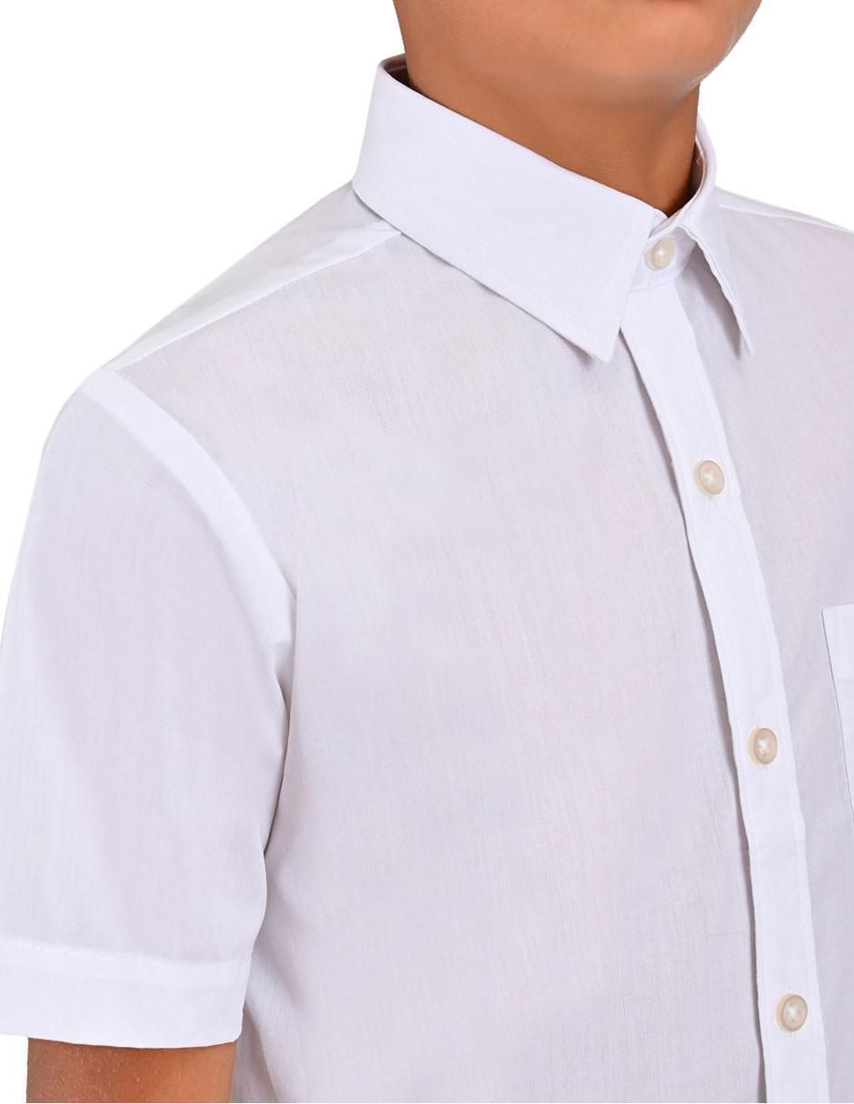 Camisa casual de algodón manga corta para niño 2
