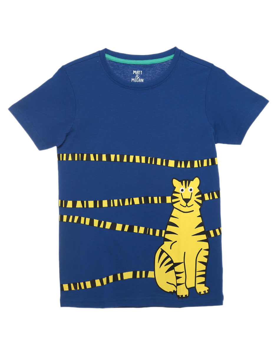 Playera manga corta para niño