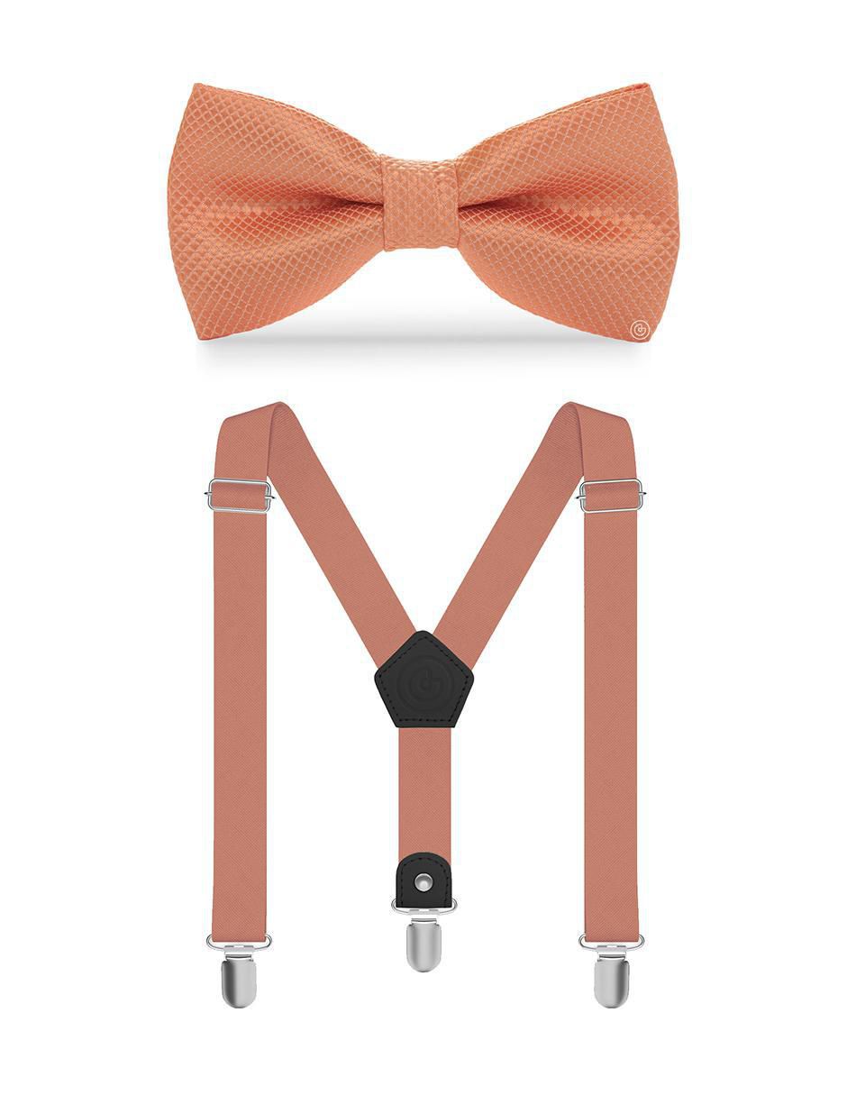 Set de moño y tirantes para niño Set de moño y tirantes para niño