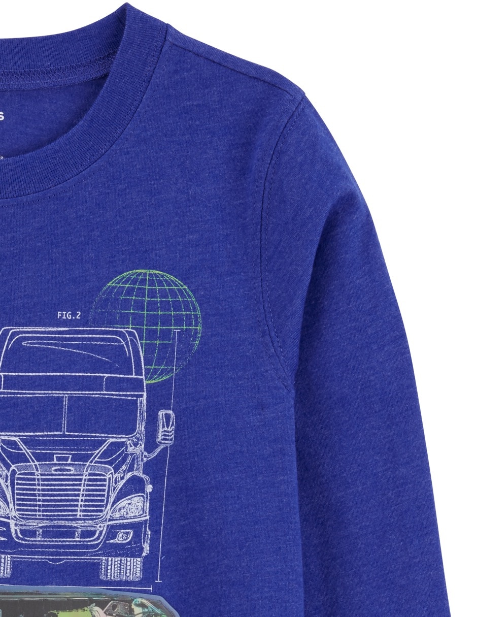 Playera manga corta para niño