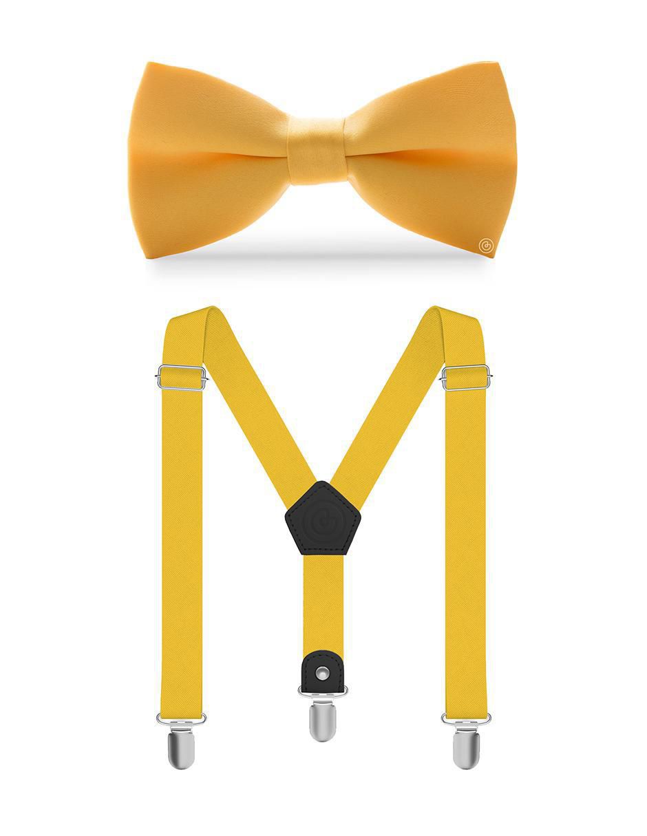 Set de moño y tirantes infantil
