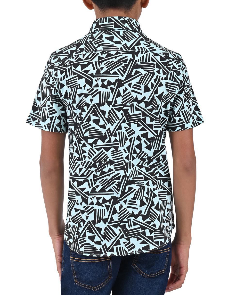 Camisa casual de algodón manga corta para niño 2