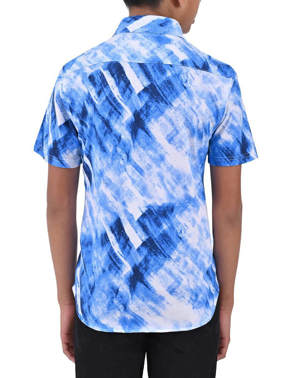 Camisa casual de algodón manga corta para niño 2