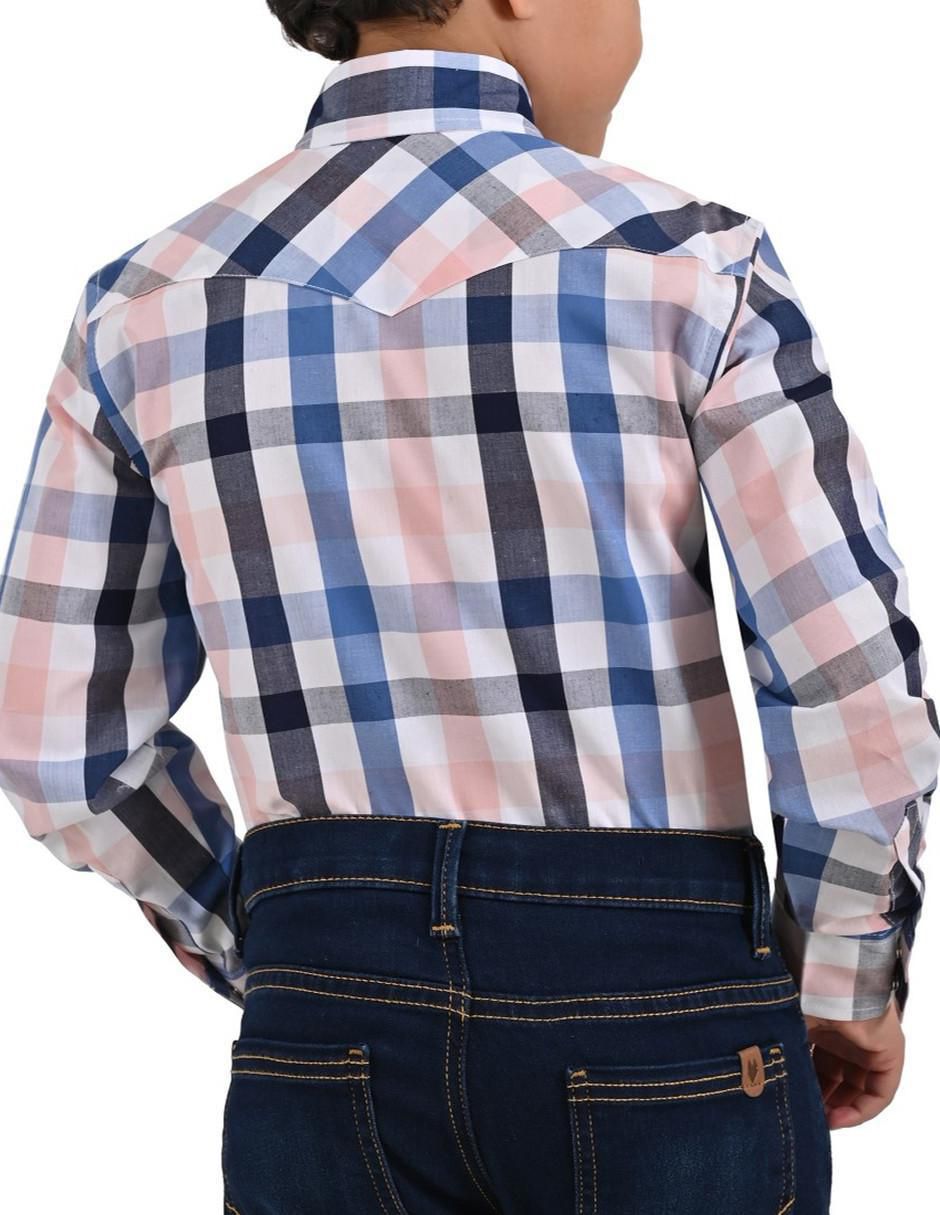 Camisa casual manga larga para niño 2