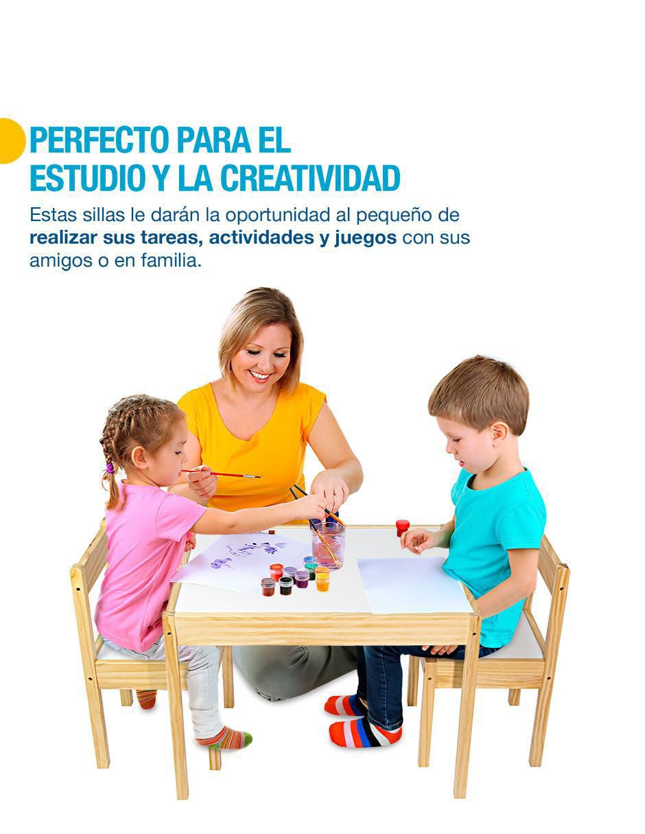 Silla 2 piezas de madera 3