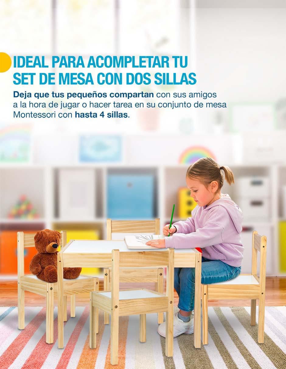Silla 2 piezas de madera 4