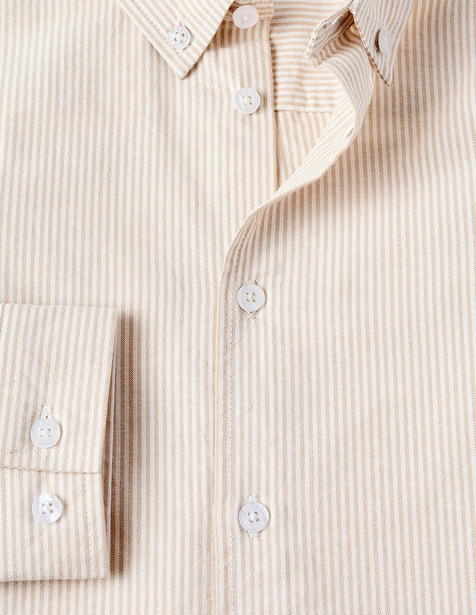 Camisa casual de algodón manga larga para niño 3