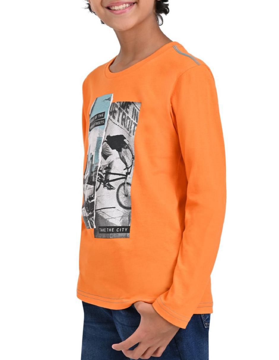 Playera manga larga para niño 3