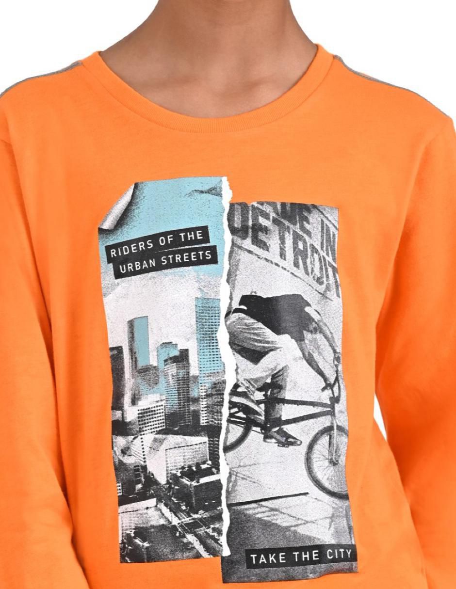 Playera manga larga para niño 4