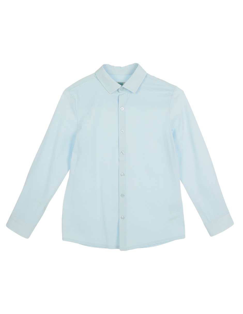 Camisa casual manga larga para niño 1