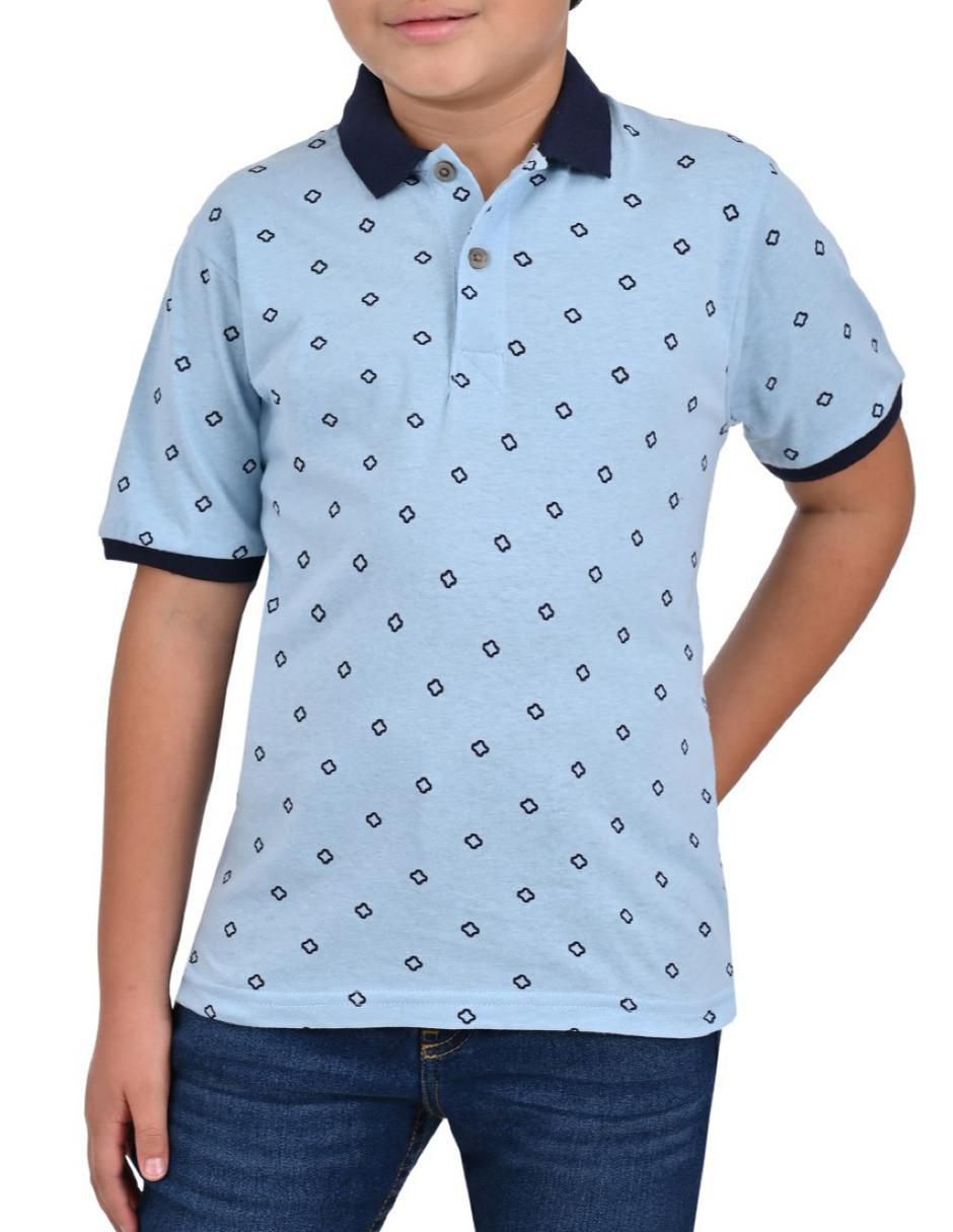 Playera tipo polo para niño Playera tipo polo para niño