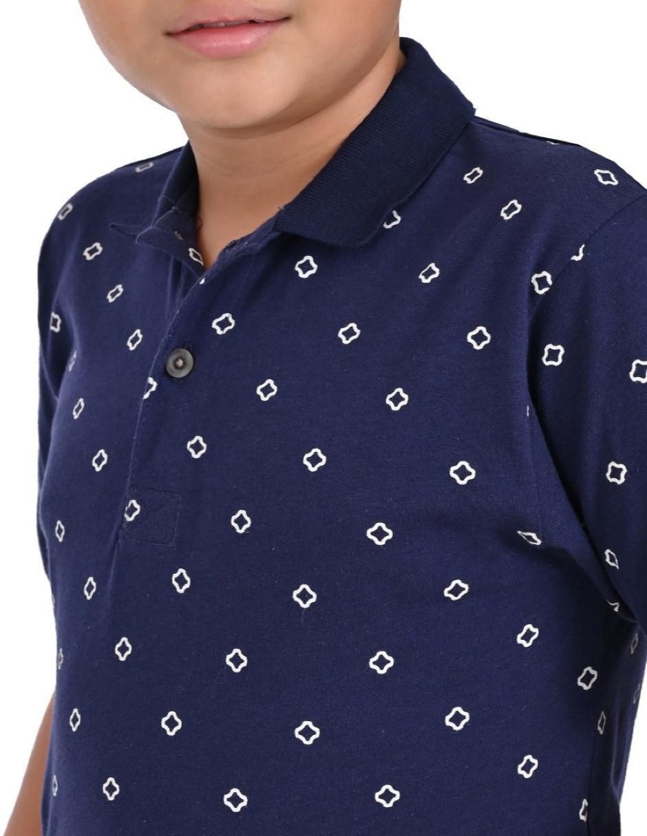 Playera tipo polo / set playera tipo polo yale sin familia "de" poliéster "para" niño