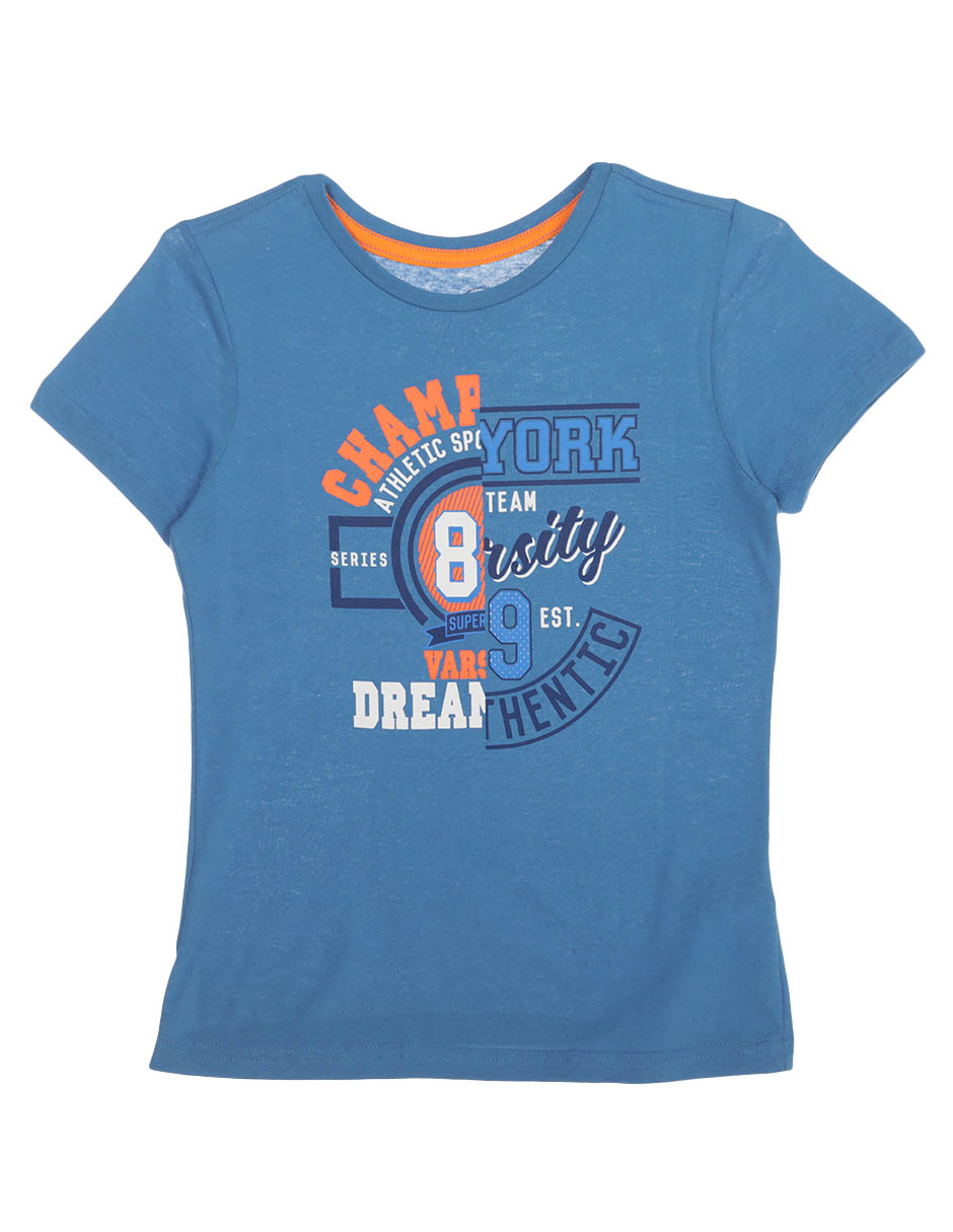 Playera manga corta para niño Playera manga corta para niño