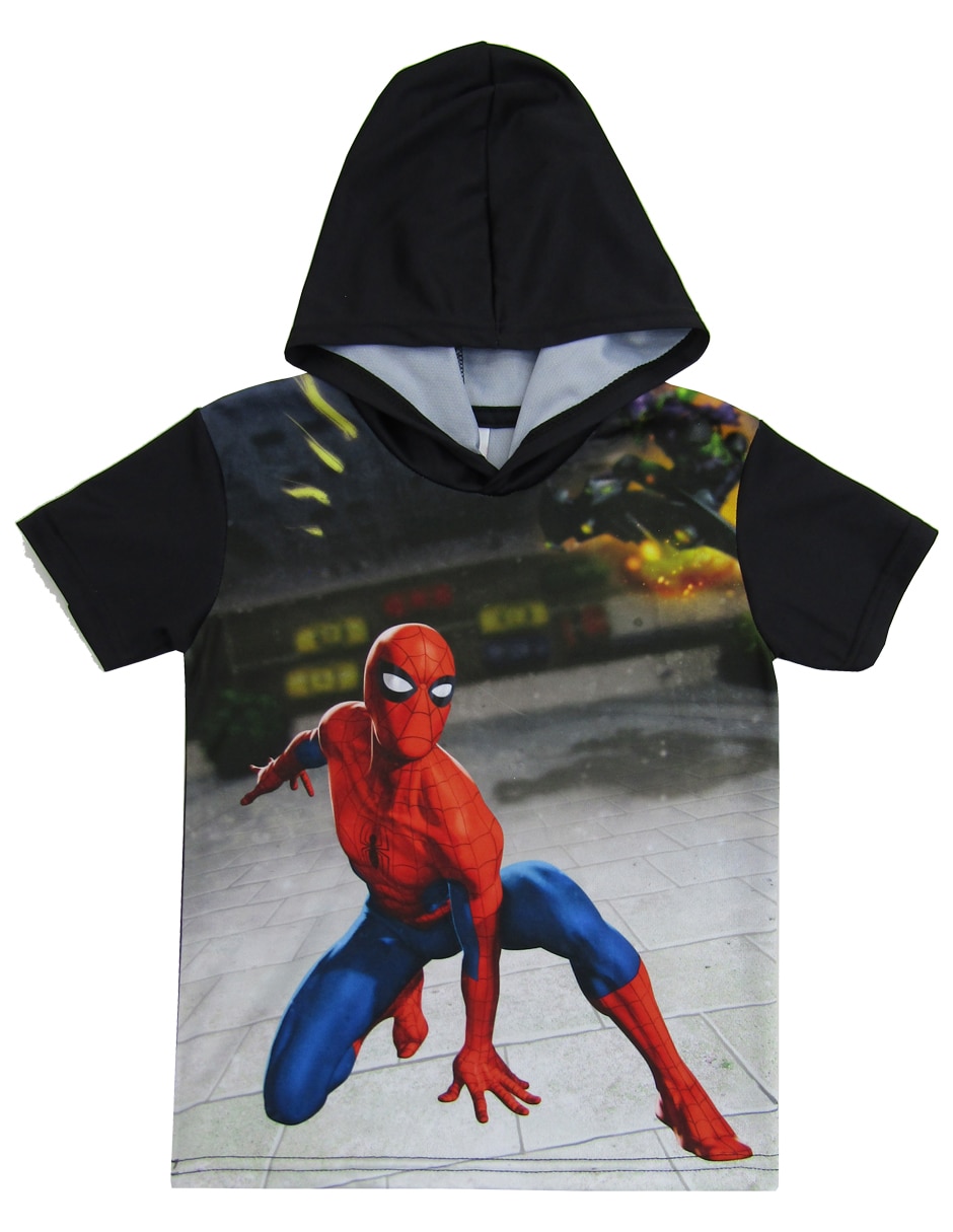 Playera Spider-Man manga corta para niño