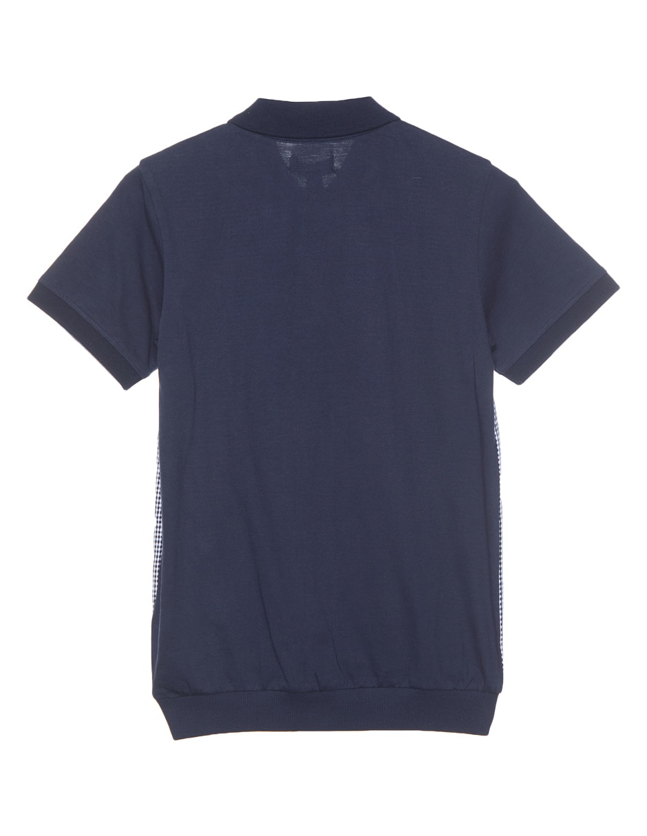 Playera tipo polo de algodón para niño 2