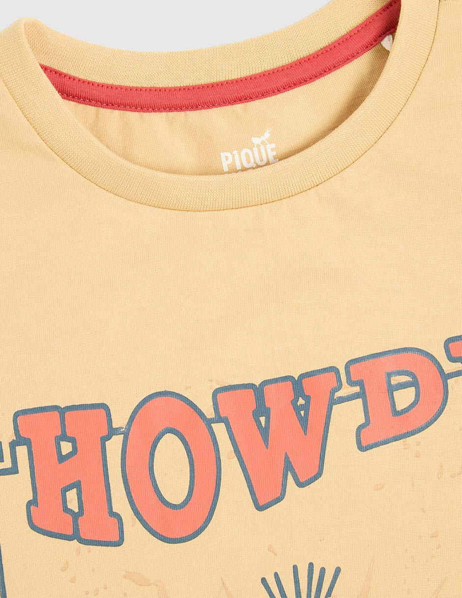 Playera manga corta para niño 3