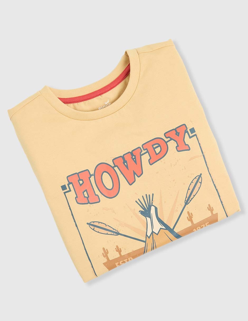 Playera manga corta para niño 6