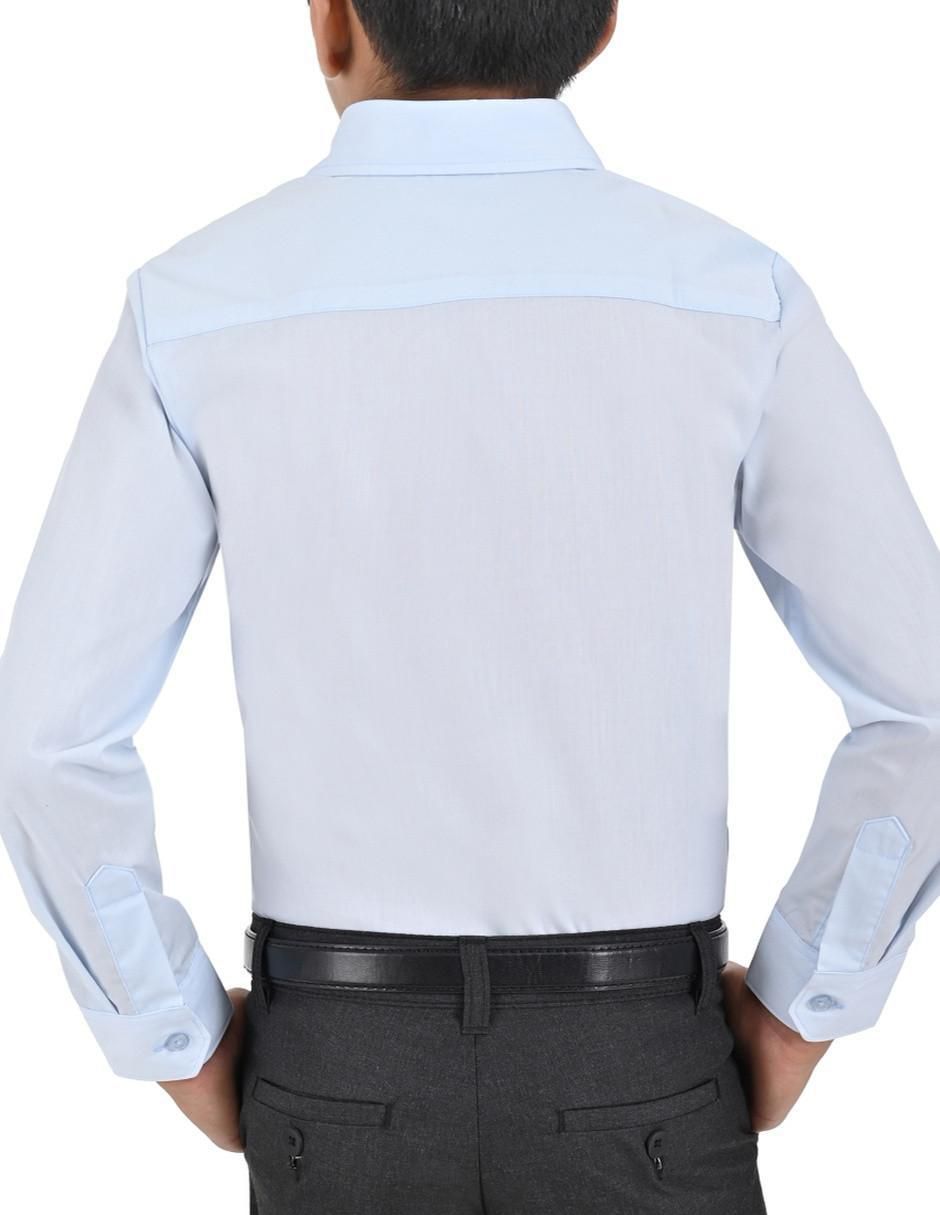 Camisa casual de algodón manga larga para niño 2