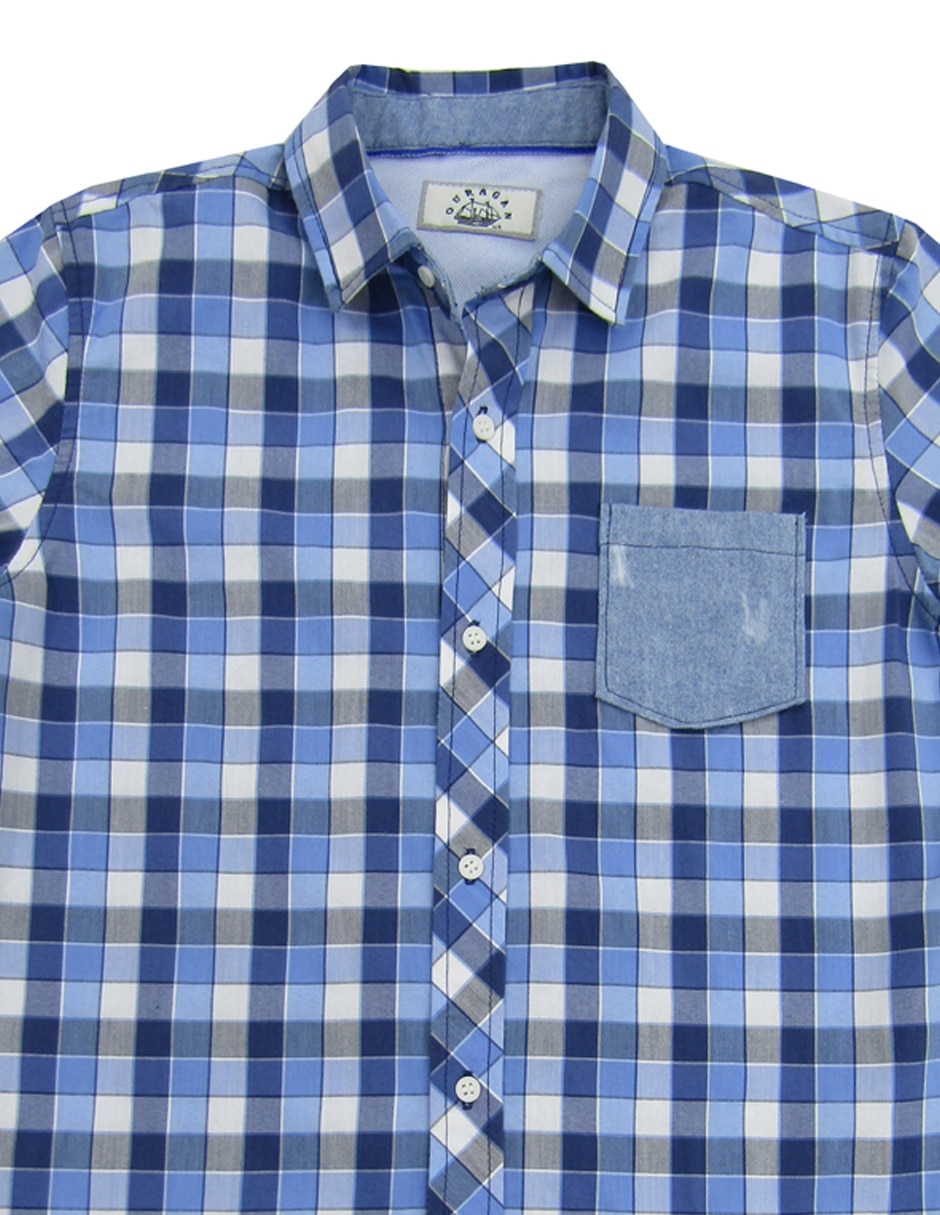 Camisa casual de algodón manga corta para niño 2