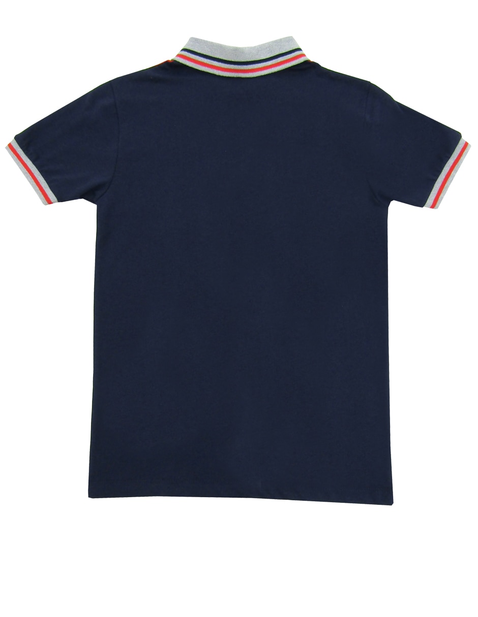 Playera tipo polo de algodón para niño 3