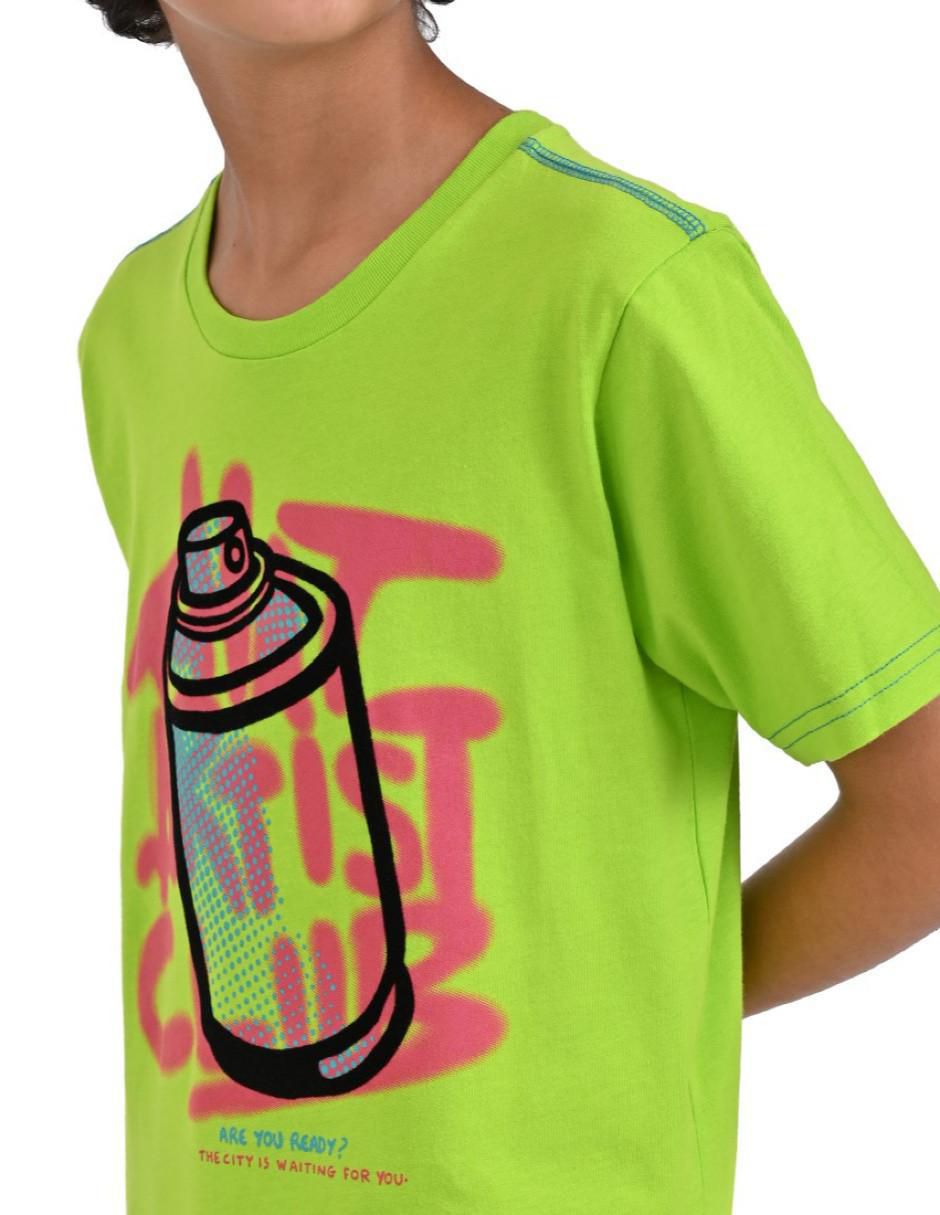 Playera manga corta para niño 4