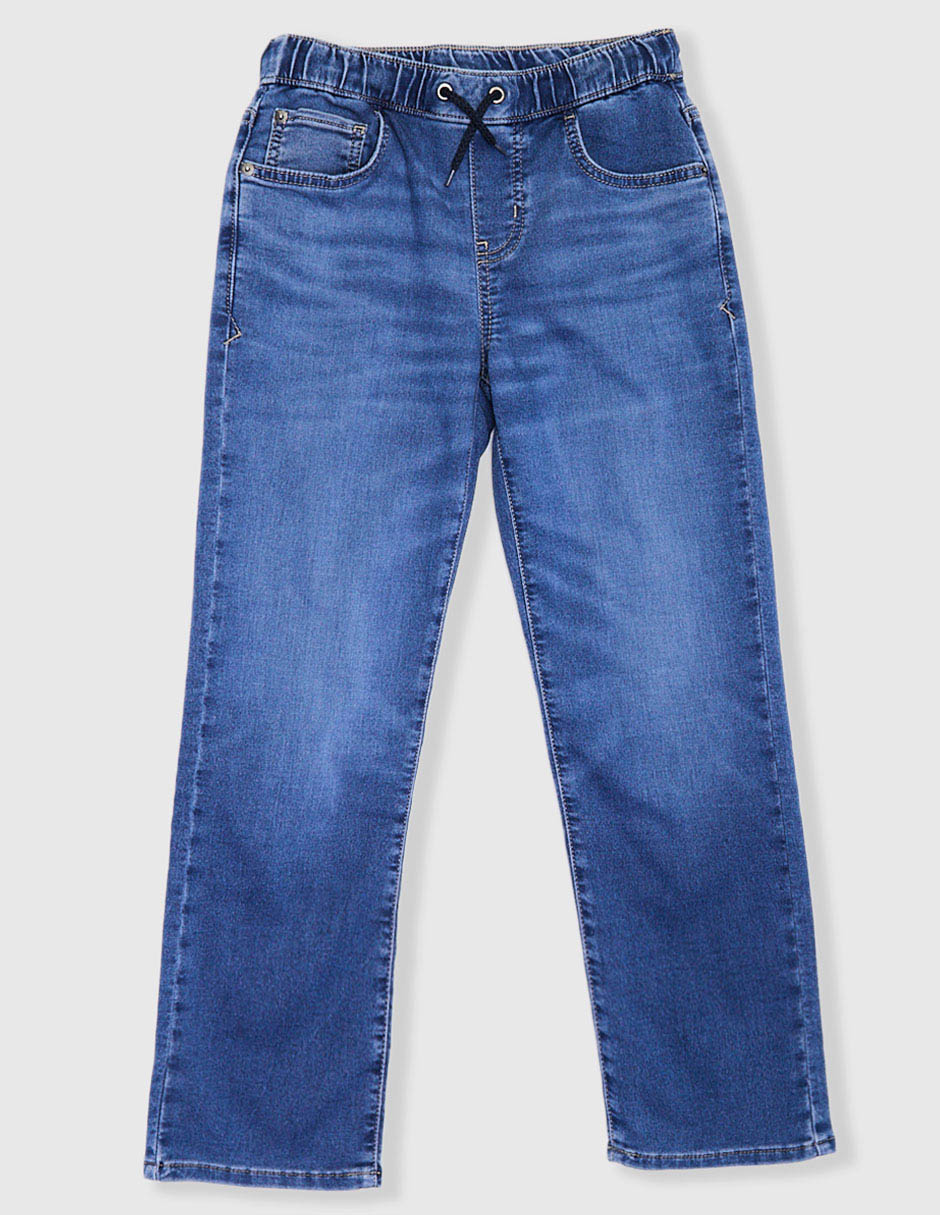 Jeans straight lavado medio para niño Jeans straight lavado medio para niño