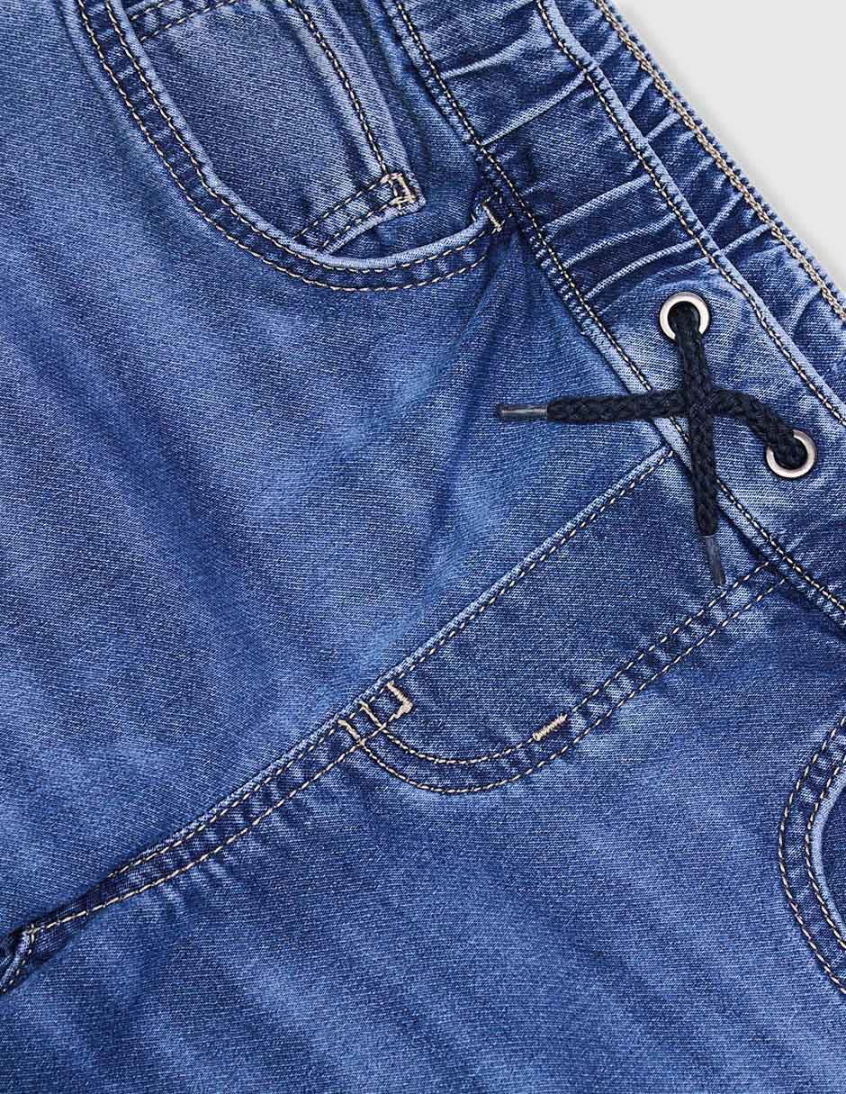 Jeans straight lavado medio para niño 3