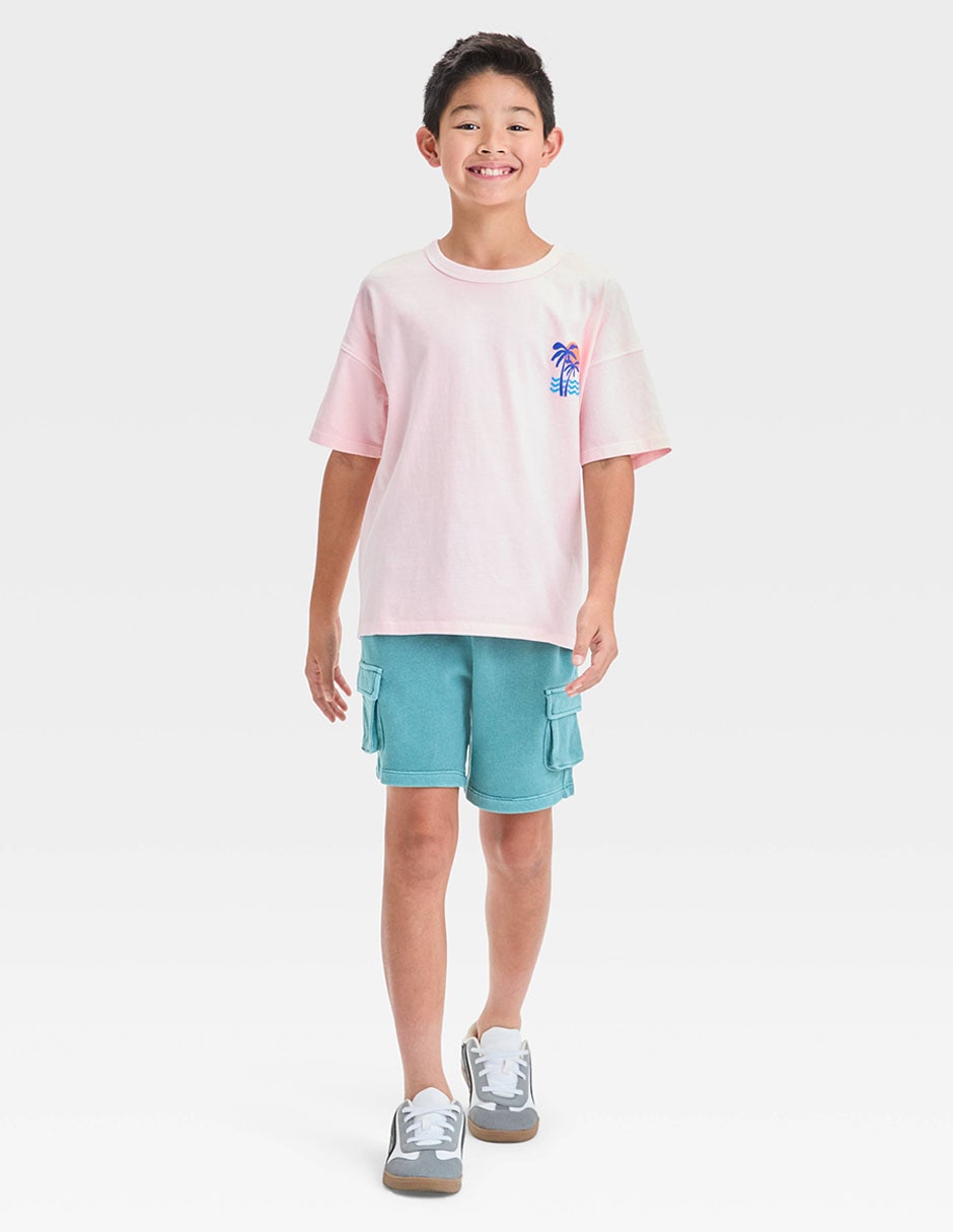 Playera manga corta para niño 3