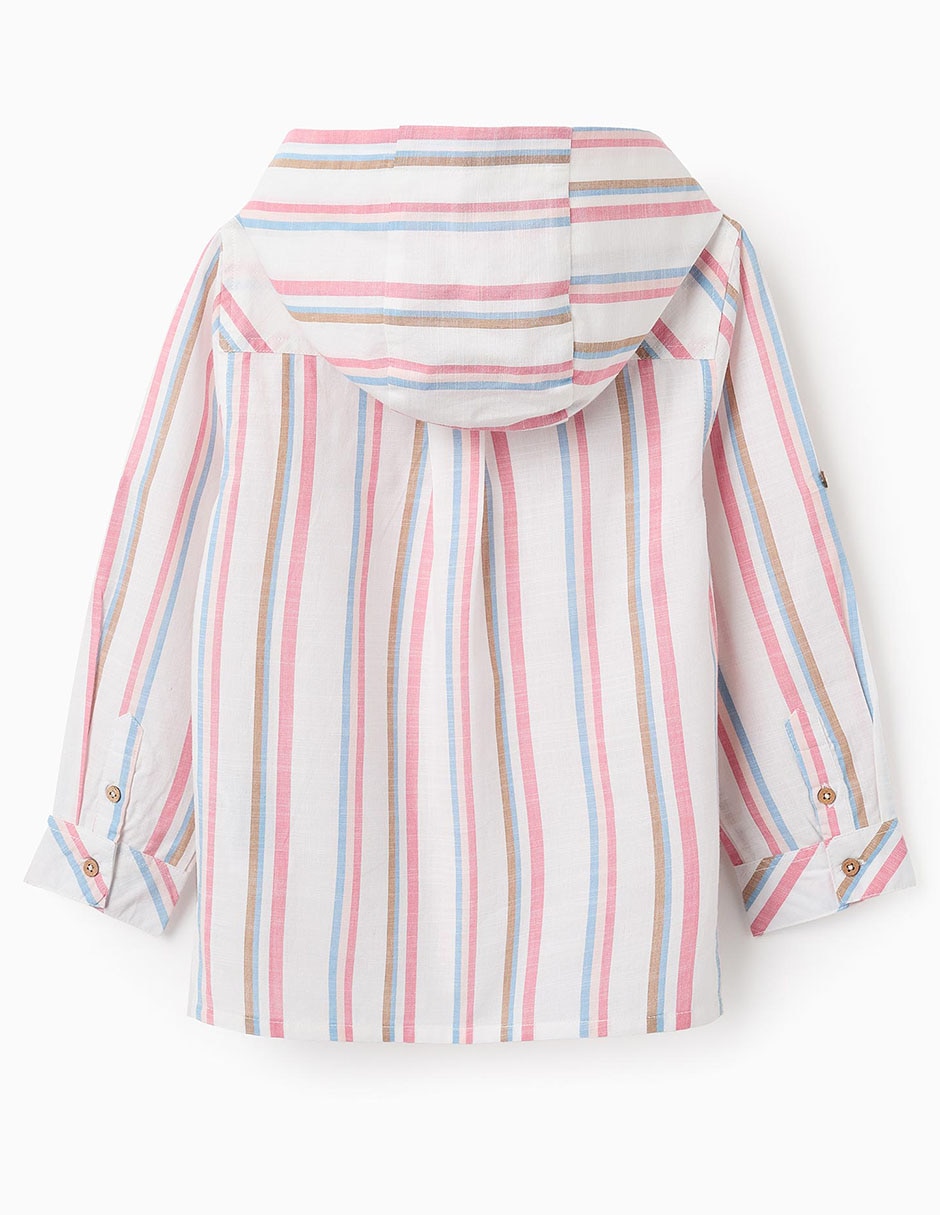 Camisa casual de algodón manga larga para niño 2