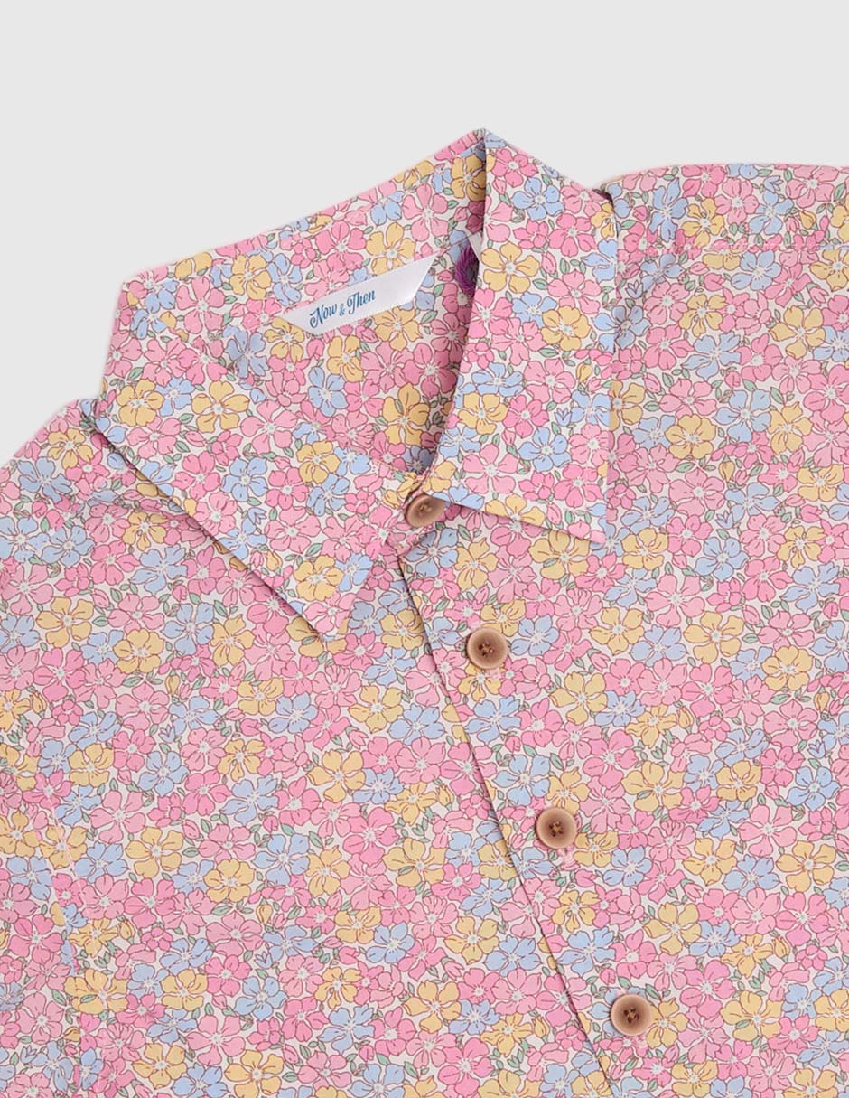 Camisa casual manga corta para niño -
Hecho con Tela Liberty