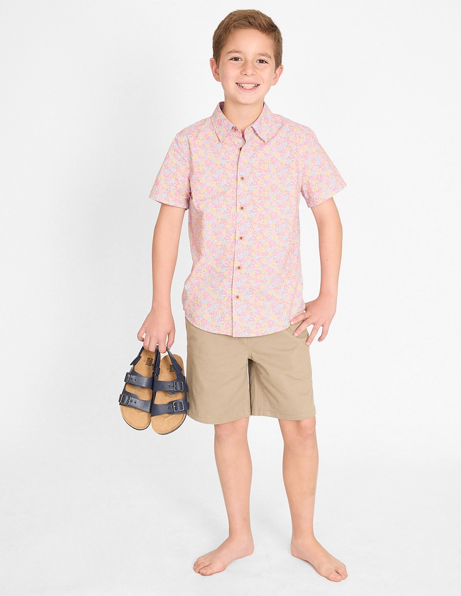 Camisa casual manga corta para niño -
Hecho con Tela Liberty 5