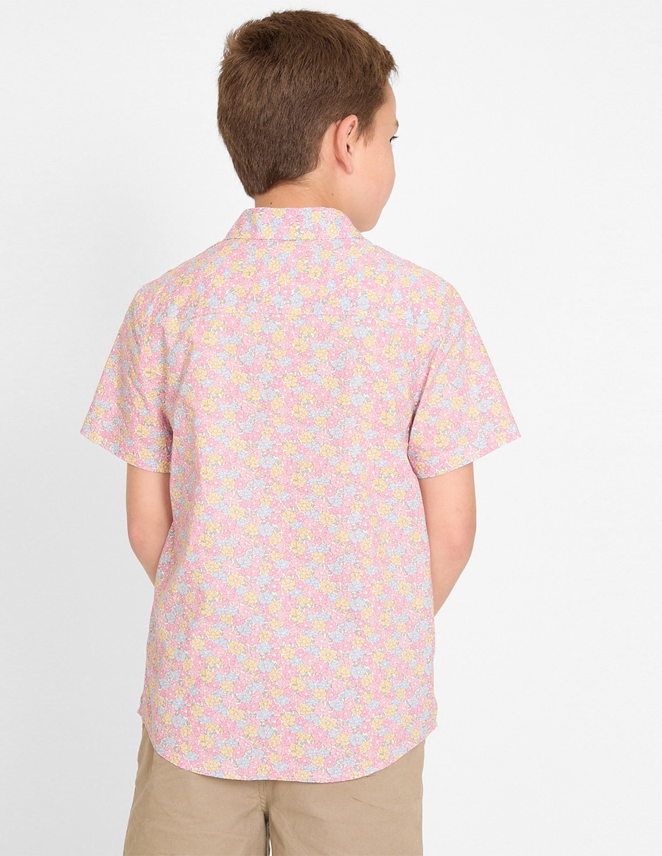 Camisa casual manga corta para niño -
Hecho con Tela Liberty 6