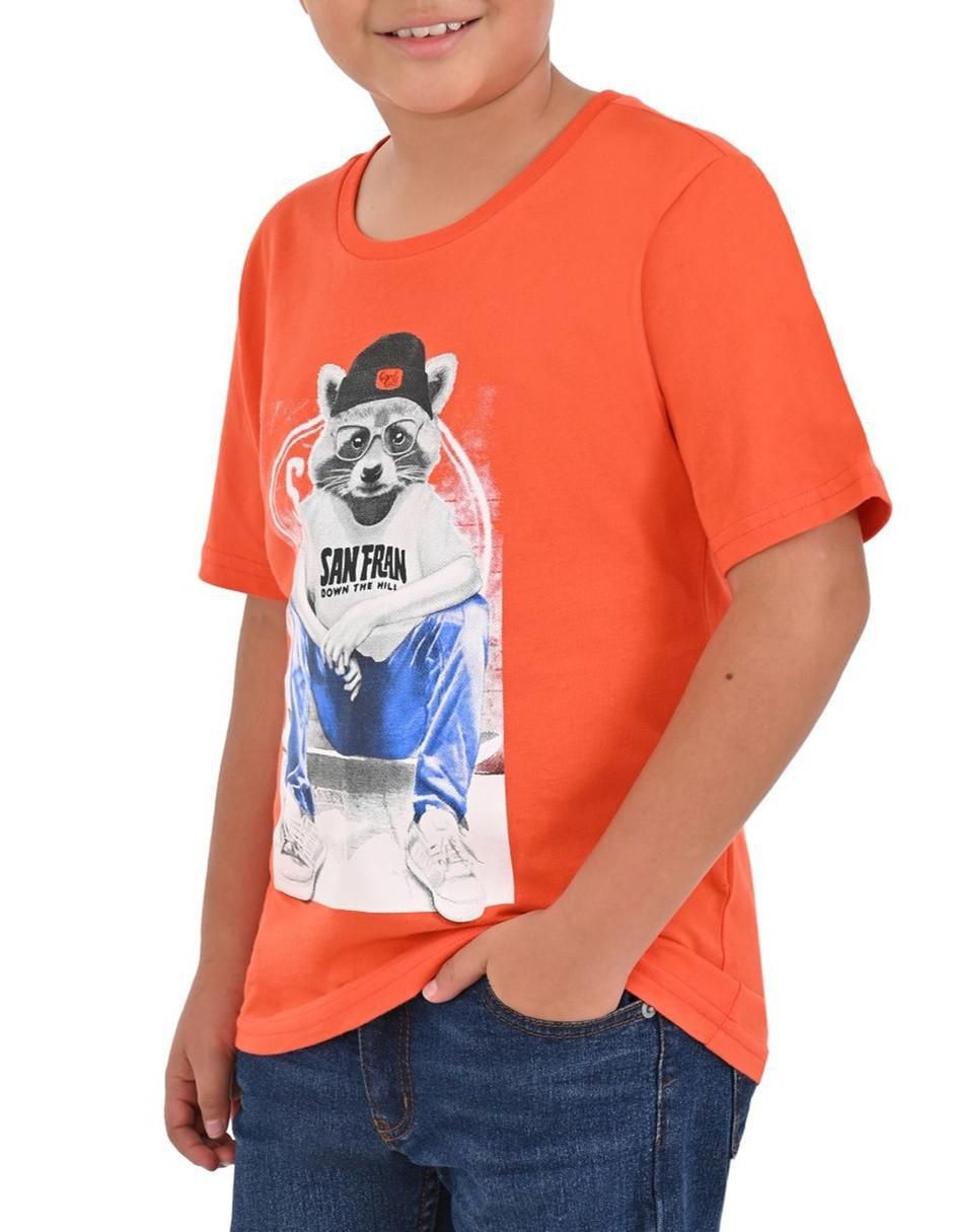 Playera manga corta para niño 3