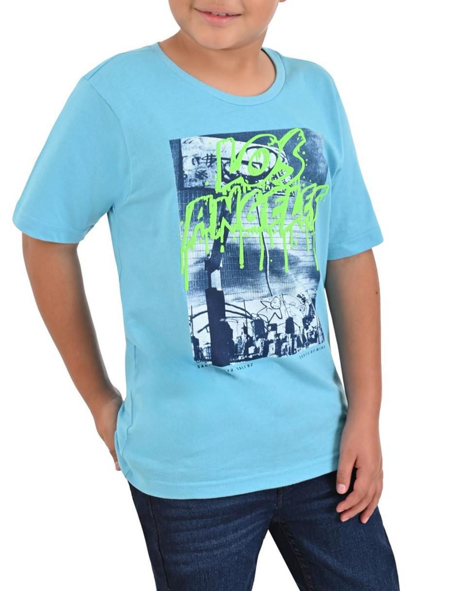 Playera manga corta para niño 3
