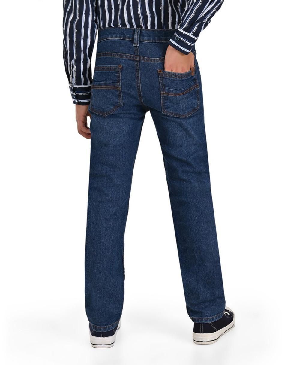 Jeans slim lavado medio para niño 2