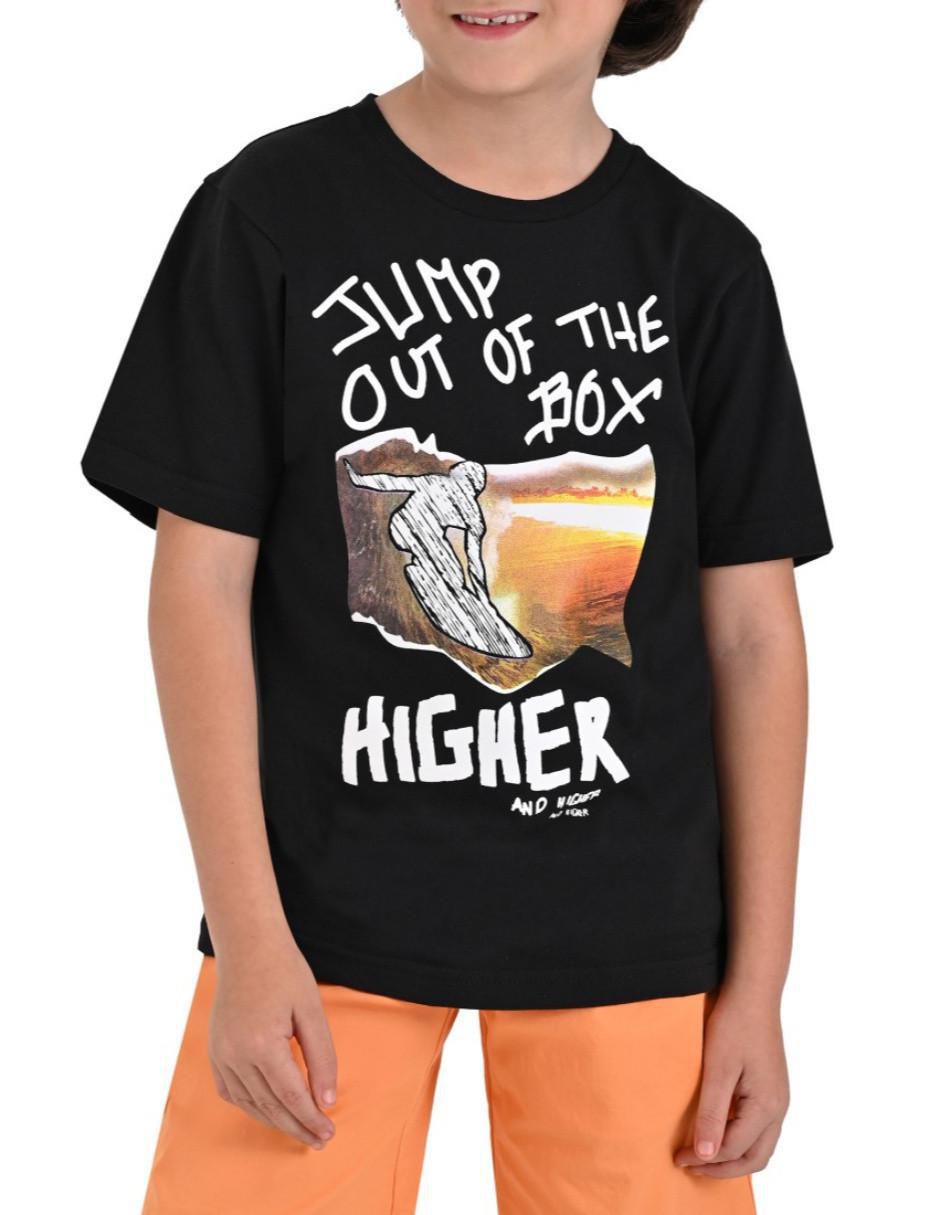 Playera manga corta para niño