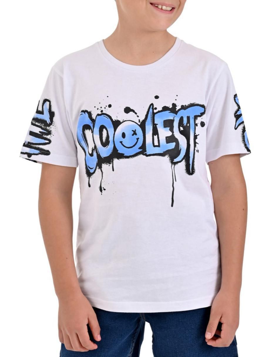 Playera manga corta para niño
