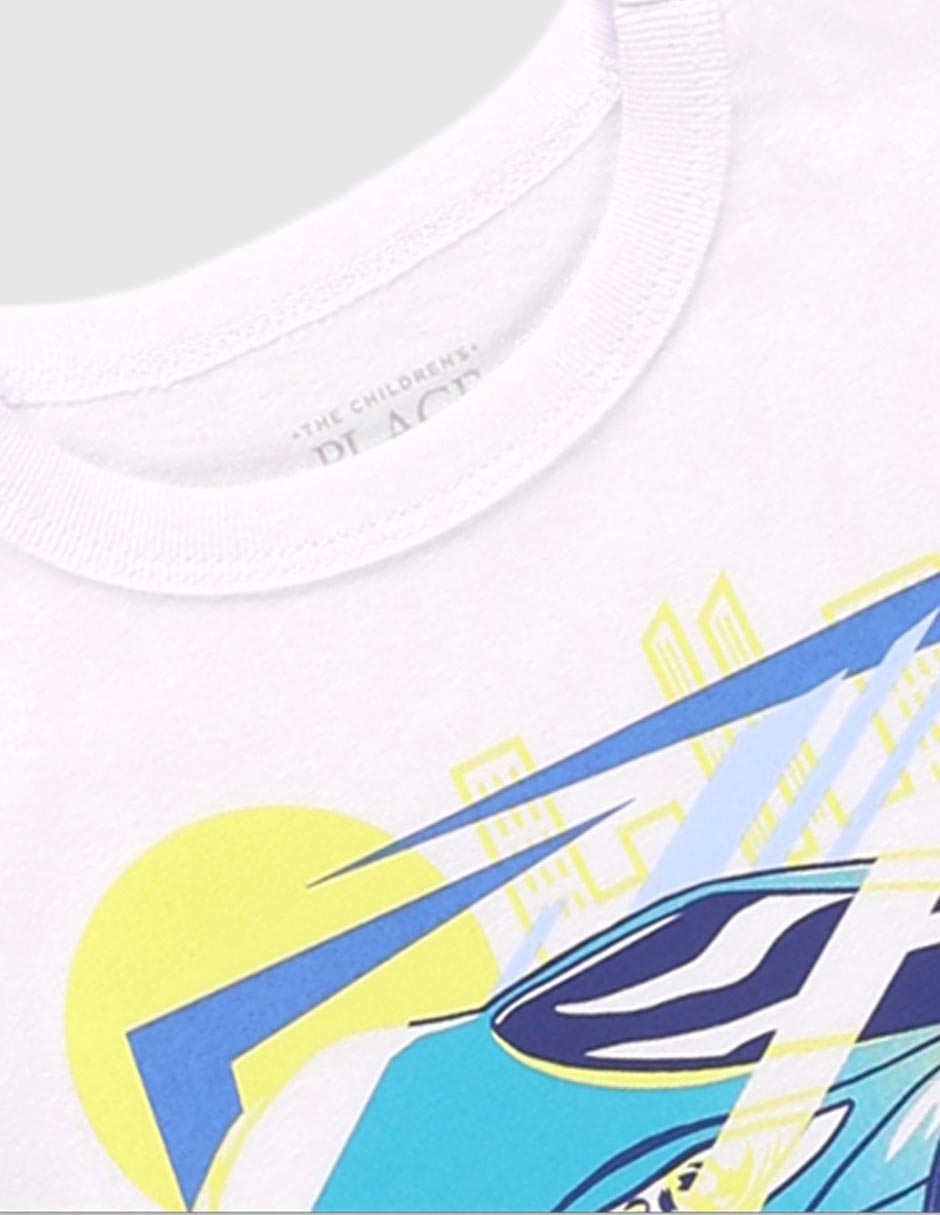 Playera The Childrens Place manga corta para niño 3