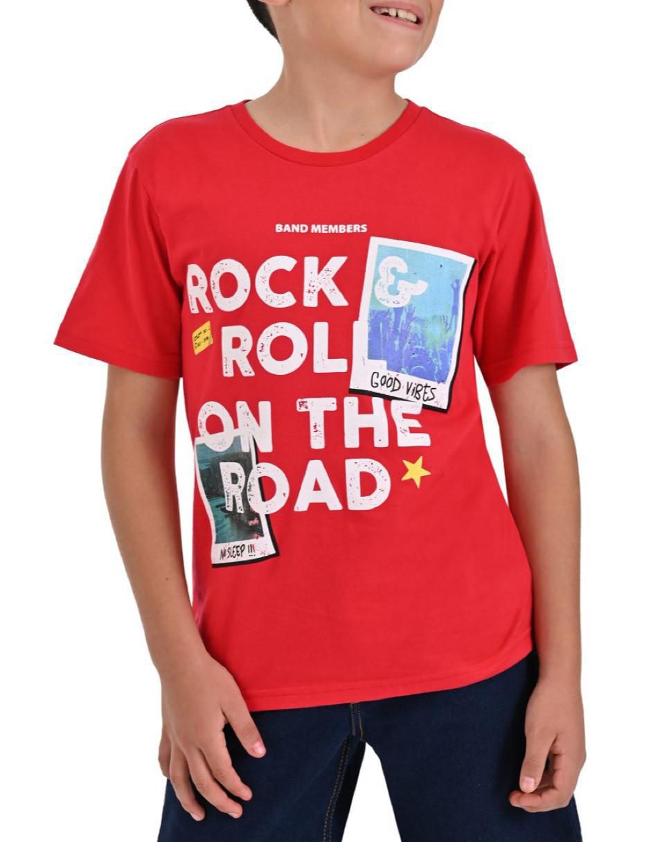 Playera manga corta para niño