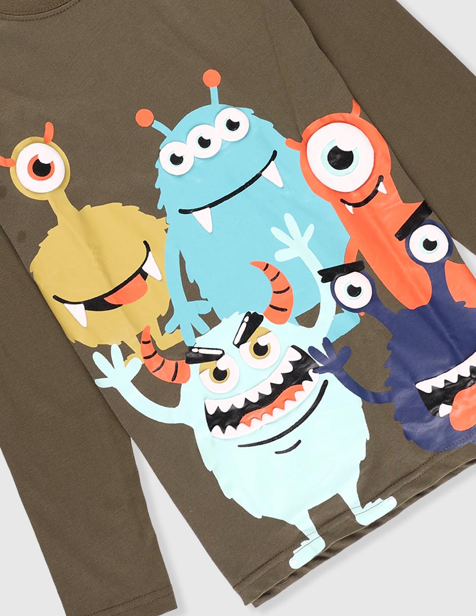Playera Matt & manga larga para niño 3