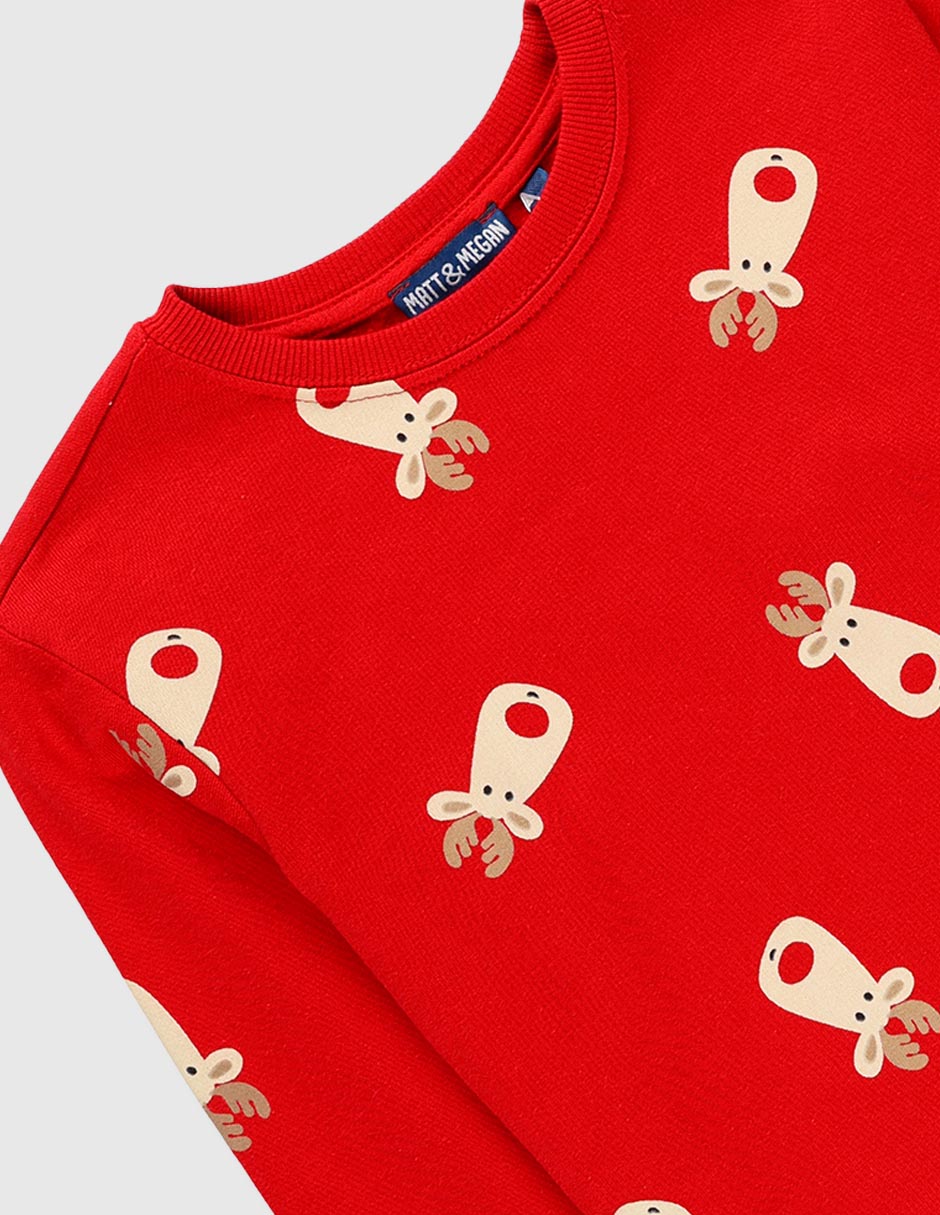 Sudadera Matt & Megan Navidad para niño