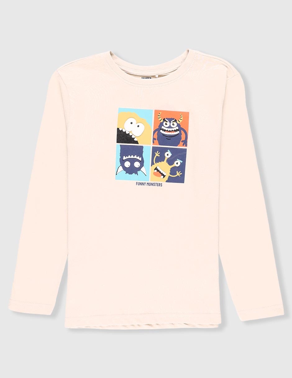 Playera Matt & manga larga para niño