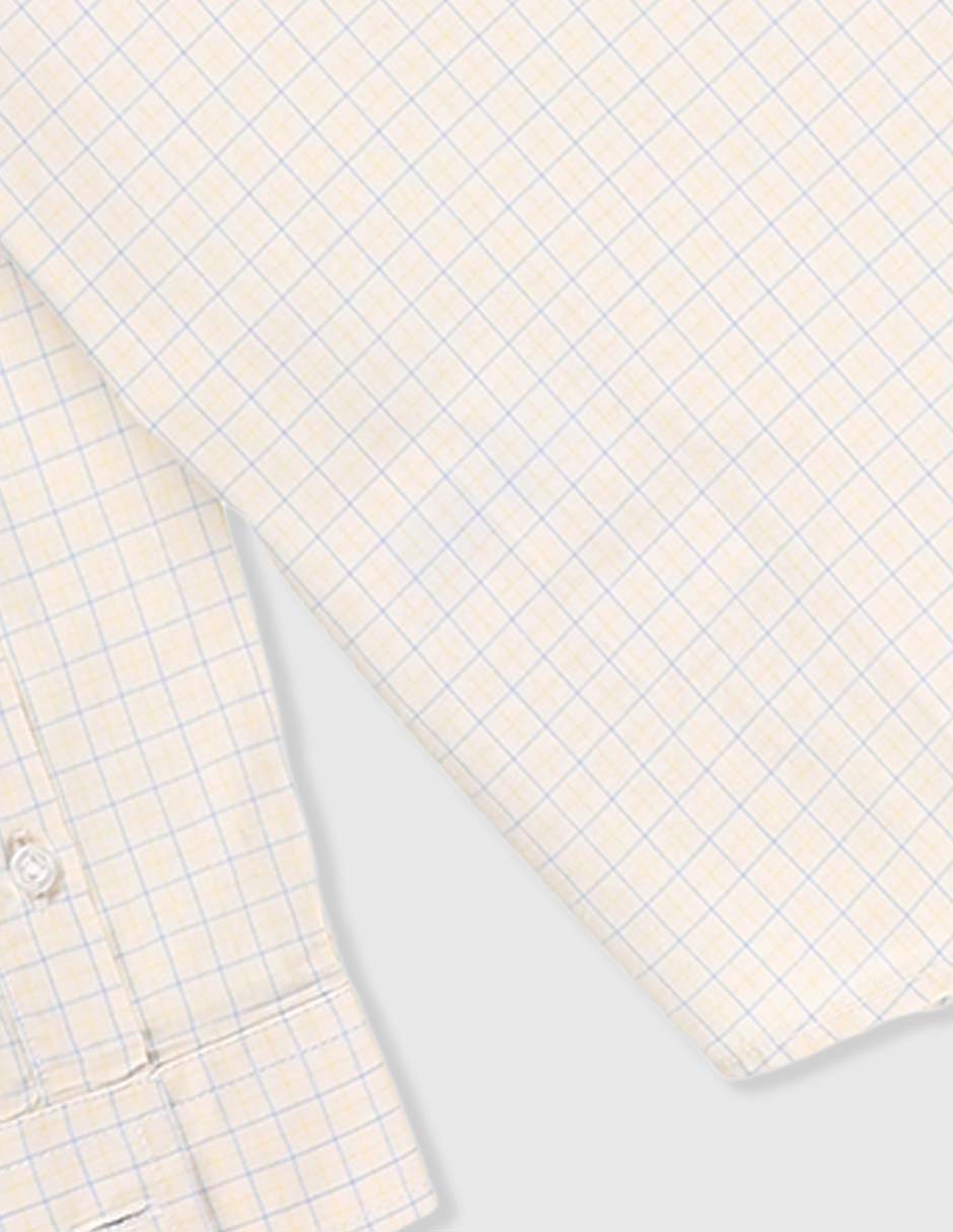 Camisa de vestir de algodón manga larga para niño 4