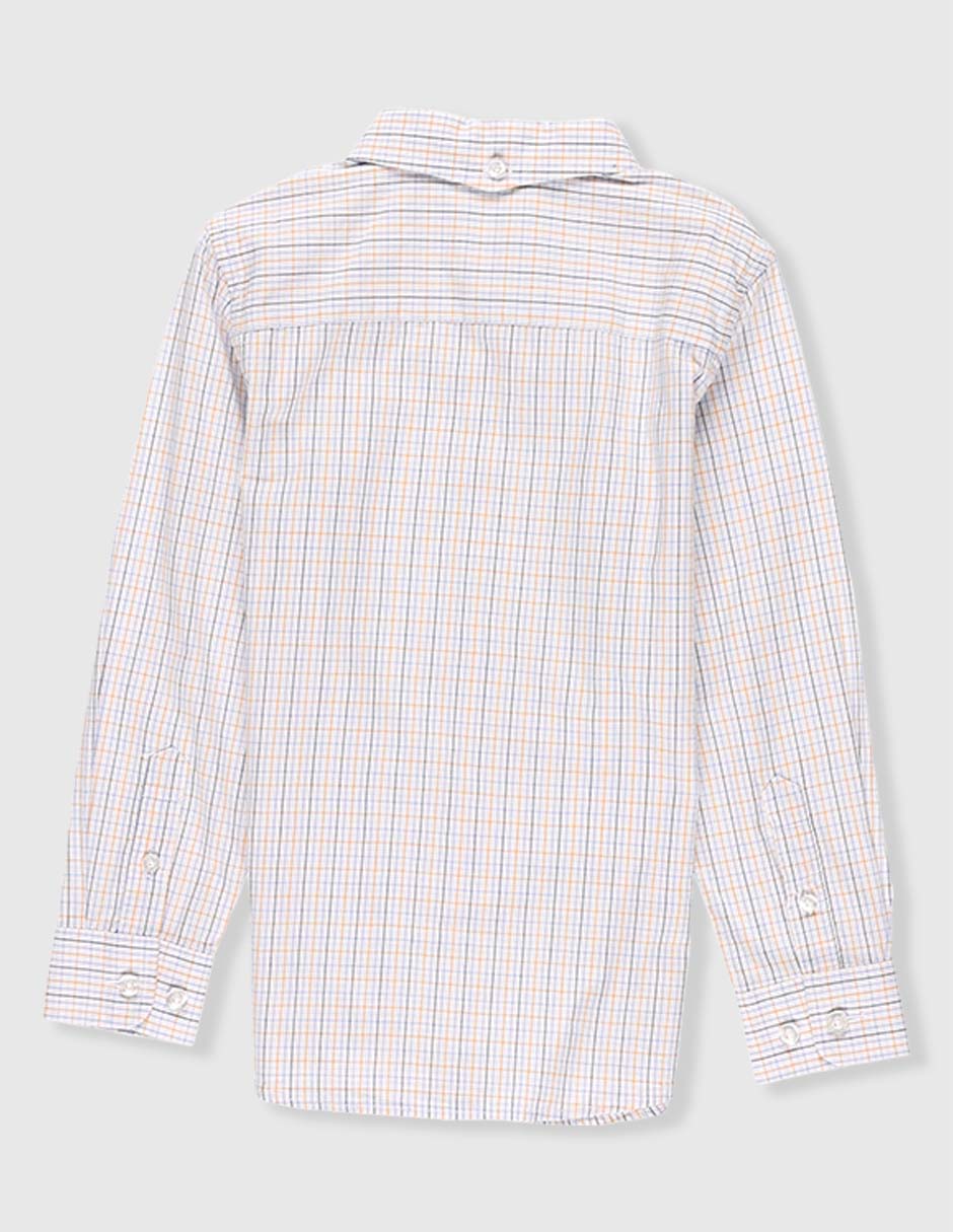 Camisa de vestir de algodón manga larga para niño 2